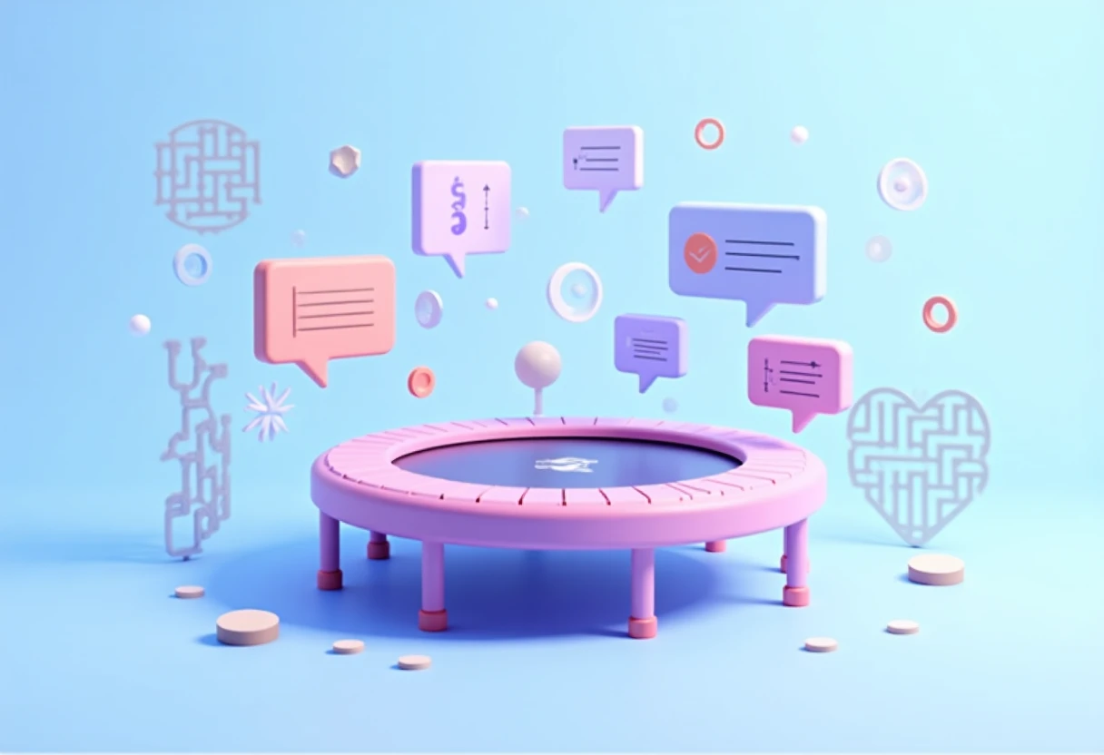 Trampoline actie in Flip Master