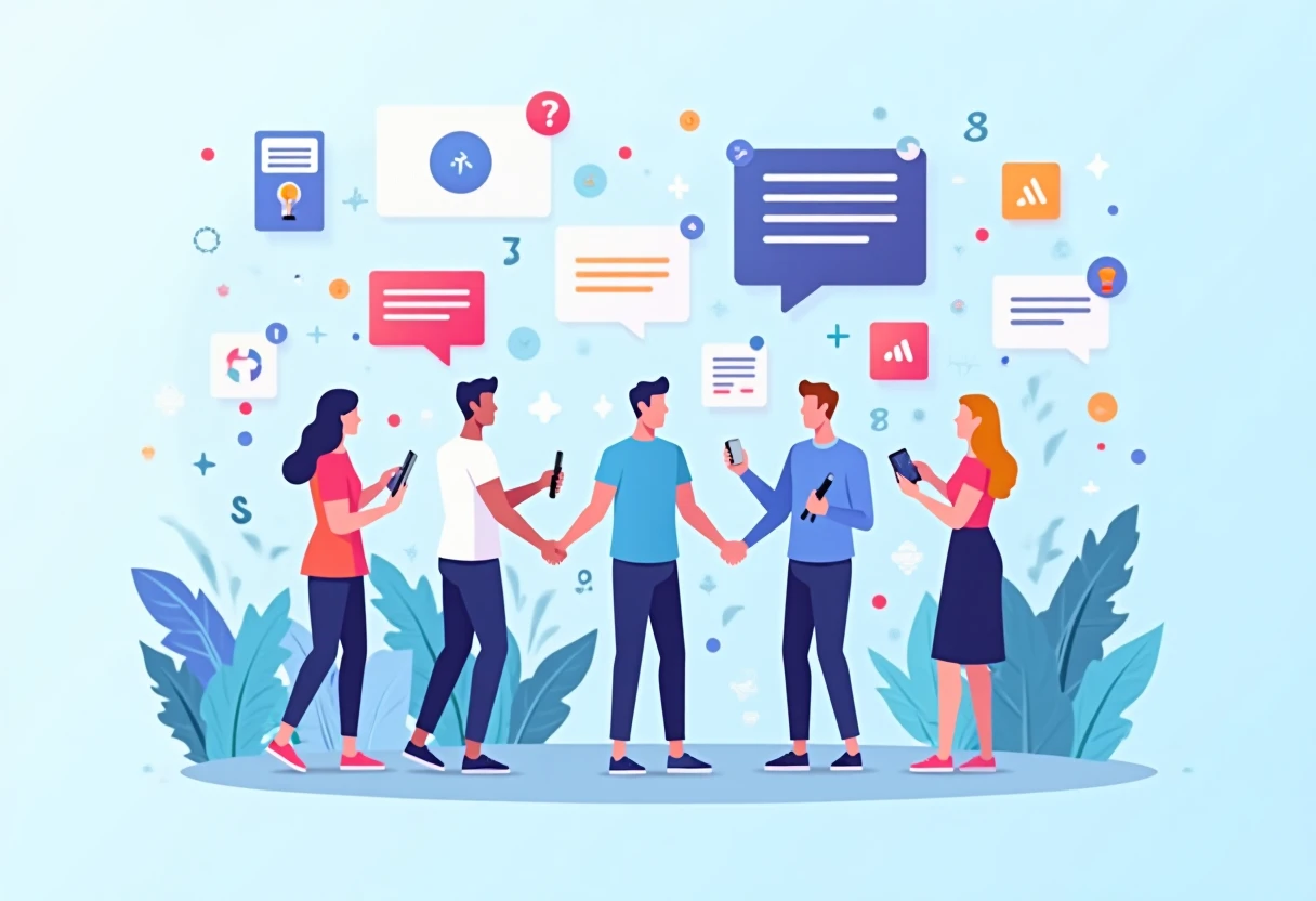 Connecting offline with social apps