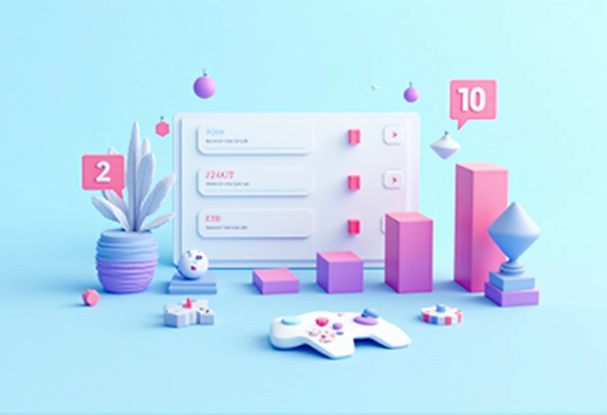Ilustrasi peringkat game mobile