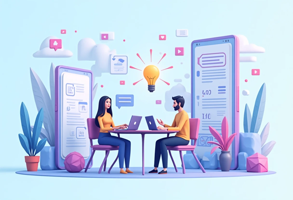 Illustrations de jeux mobiles en stratégie et personnalisation