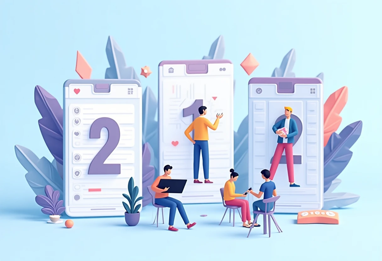 Illustration de connexion communautaire