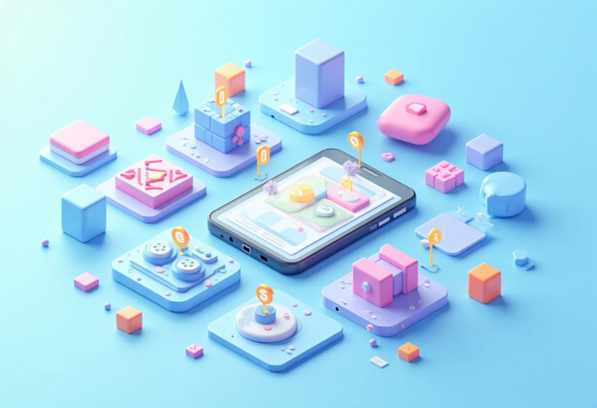 Colorful abstract gaming picks