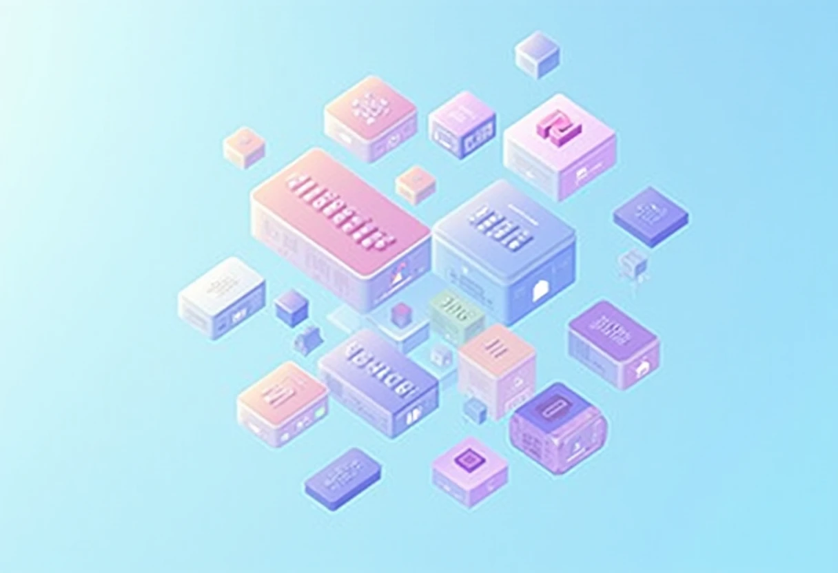 Geometric gaming app icons