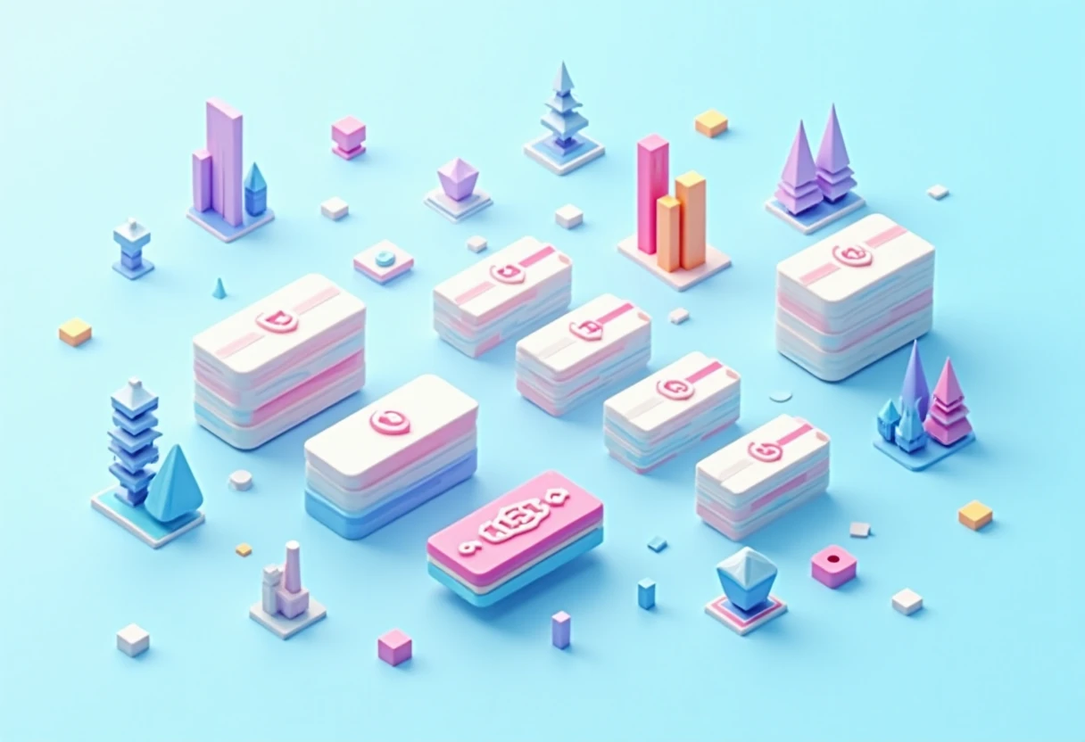 Variety of mobile game icons