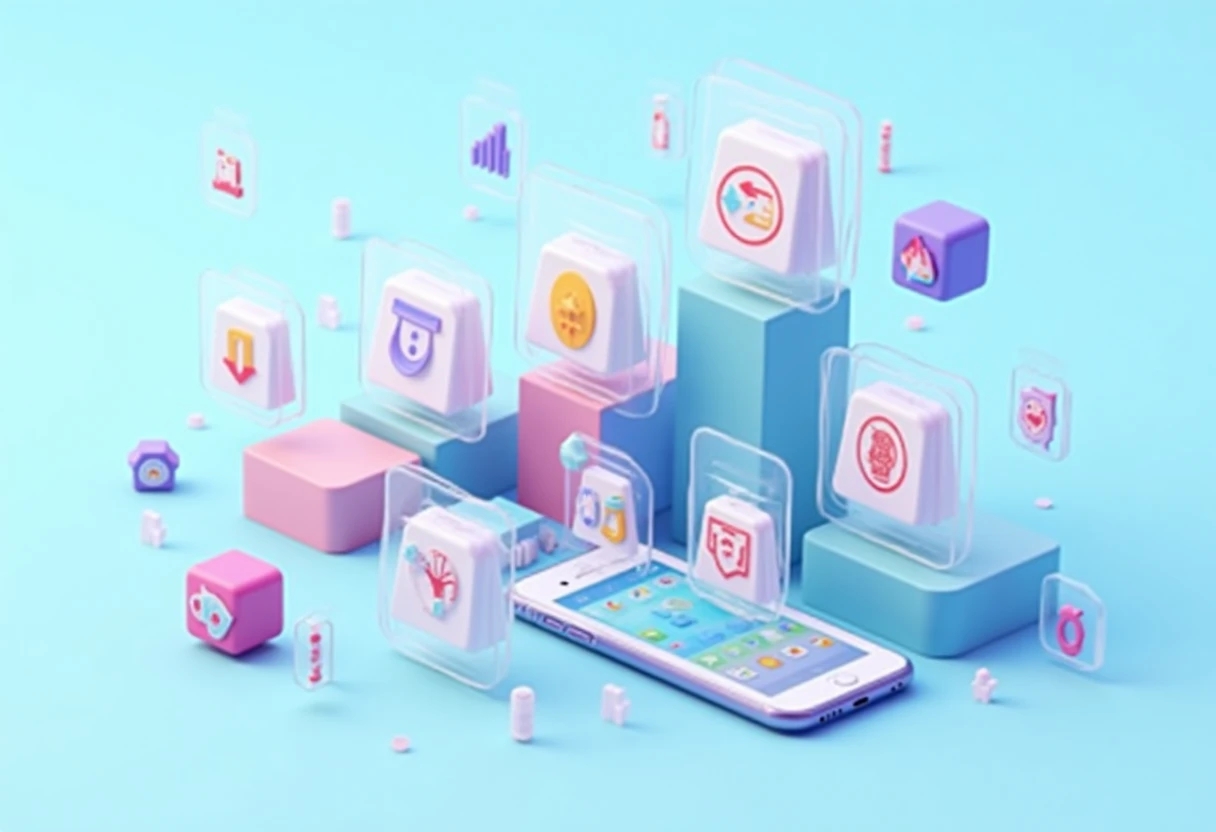 Leading social app icons