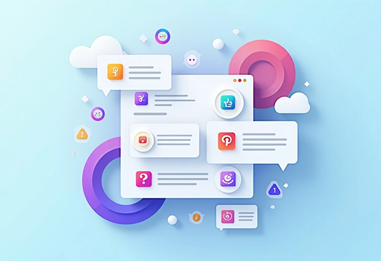 Colorful grid of app icons