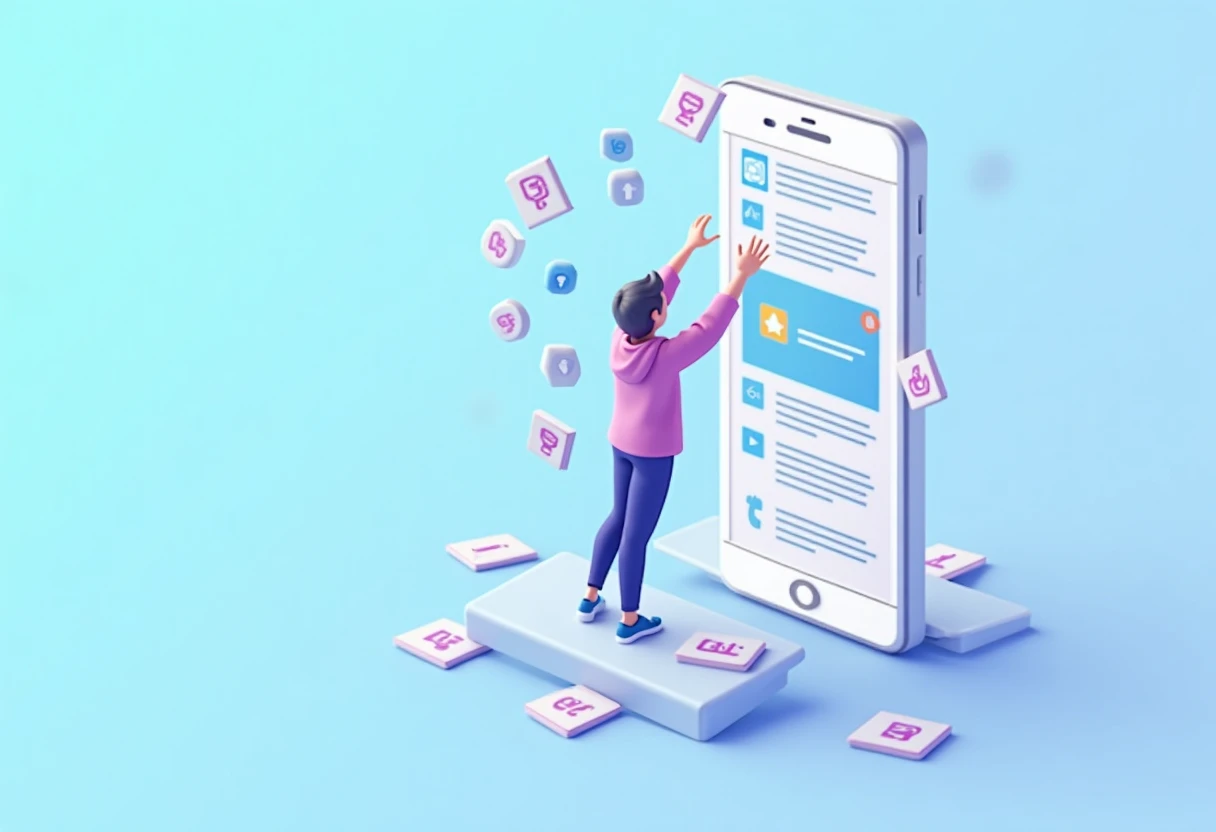 Utilisation des applications sociales