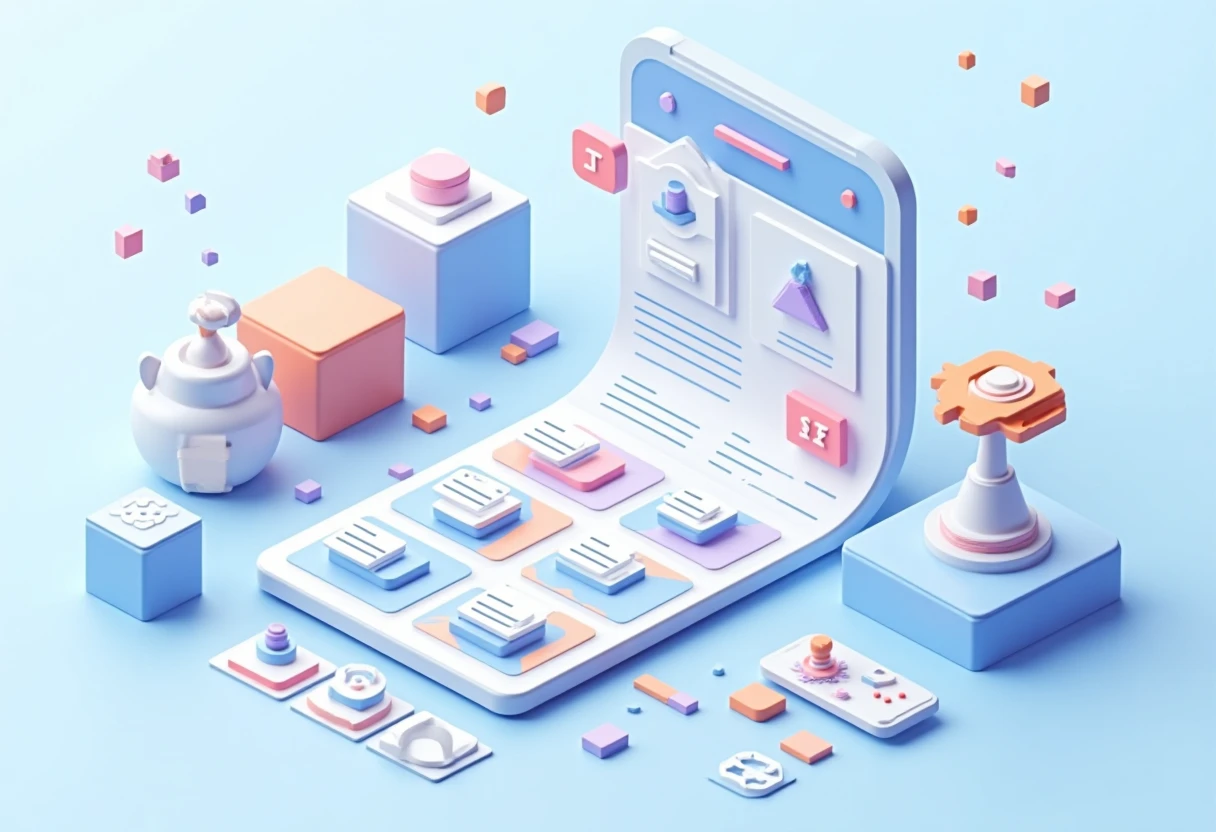 Illustration of a strategy game concept